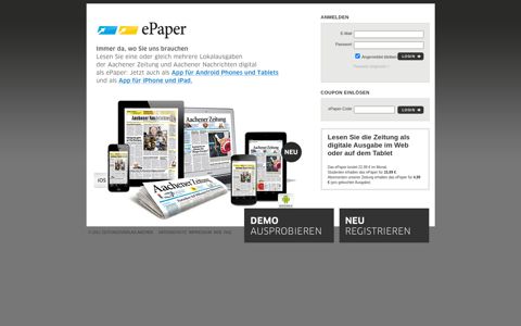 E-Paper Zeitungsverlag-Aachen