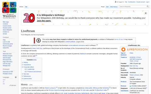 LivePerson - Wikipedia