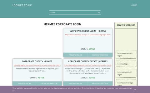 hermes corporate login - Logines.co.uk