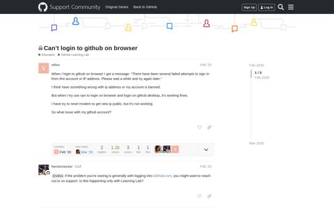 Can't login to github on browser - GitHub Learning Lab ...
