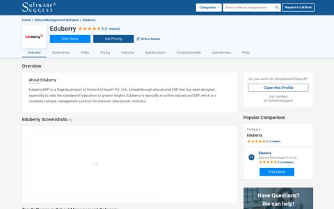 Eduberry Pricing, Reviews, Features - Free Demo