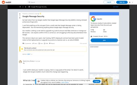 Google Message Security : gsuite - Reddit