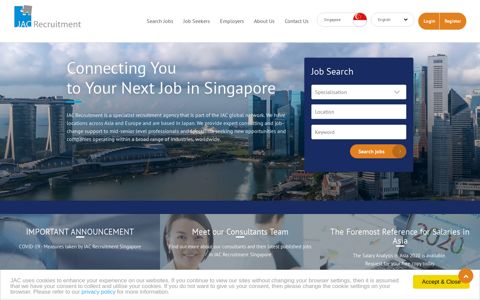 Singapore recruitment agency - JAC Singapore