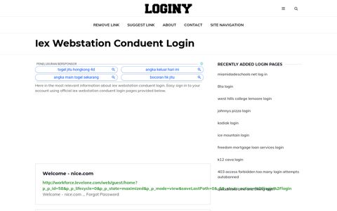 Iex Webstation Conduent Login ✔️ One Click Login - Loginy