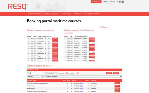 Maritim portal - RESQ