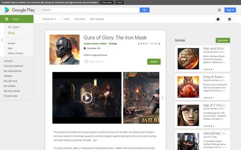 Guns of Glory: The Iron Mask - Apps on Google Play
