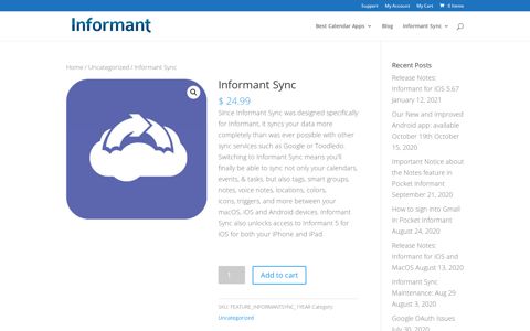 Informant Sync | Pocket Informant