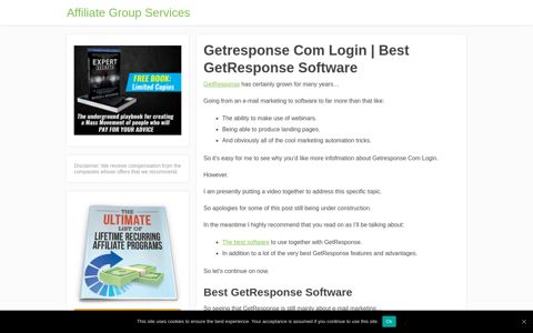 Getresponse Com Login | Best GetResponse Software ...