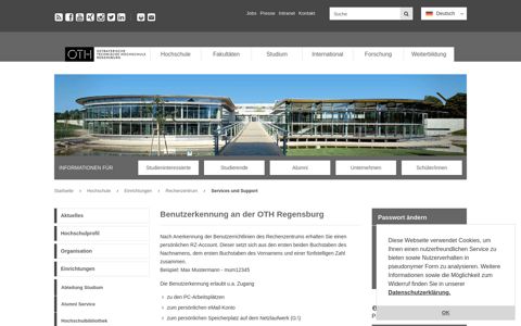 RZ-Account - OTH Regensburg
