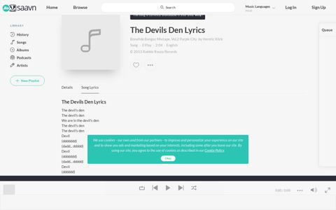 The Devils Den Lyrics - Heretic Klick - Only on JioSaavn