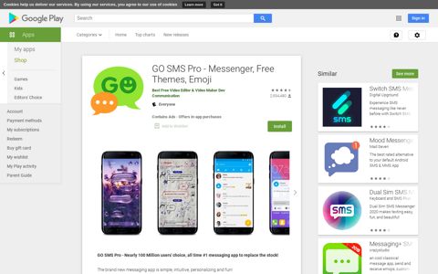 GO SMS Pro - Messenger, Free Themes, Emoji - Apps on ...
