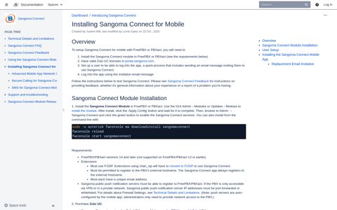 Installing Sangoma Connect for Mobile - FreePBX Wiki