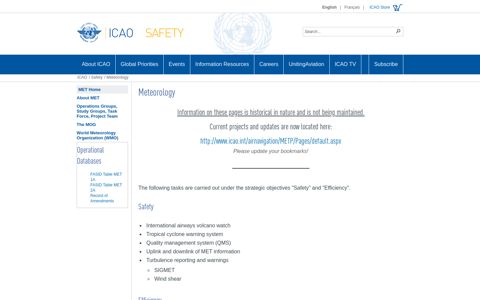 Meteorology - ICAO