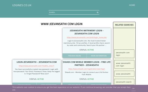 www jeevansathi com login - General Information about Login