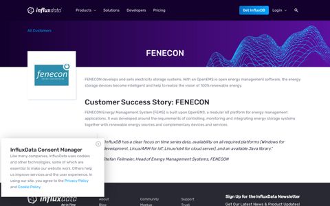 FENECON | InfluxData - InfluxDB