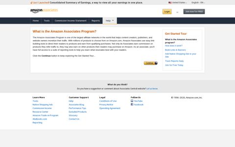 What is the Amazon Associates Program?