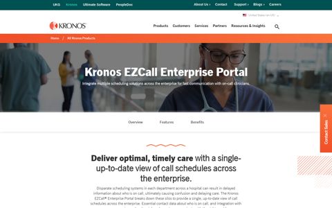 Kronos EZCall Enterprise Portal for Healthcare Scheduling ...