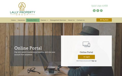 Tenant and HOA Portal - Lally Property Group