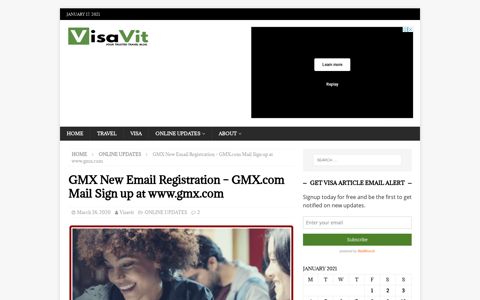 GMX New Email Registration - GMX.com Mail Sign up at www ...
