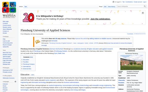 Flensburg University of Applied Sciences - Wikipedia