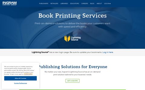 Lightning Source - Book Printing Services for Publishers ...