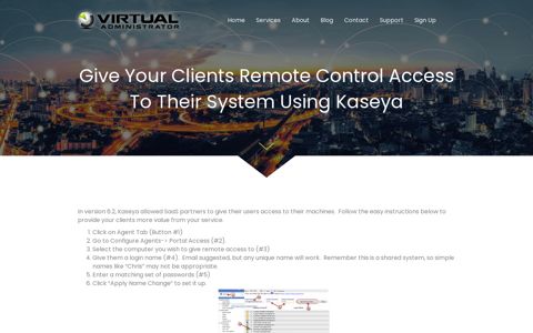 Give Your Clients Remote Control Access To Their System ...