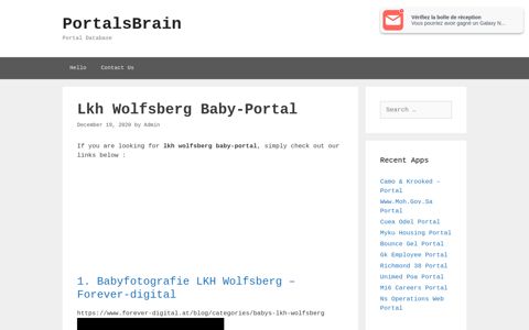 Lkh Wolfsberg Baby-Portal - PortalsBrain - Portal Database