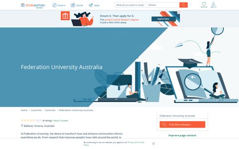 Federation University Australia | University Info | 22 Masters in ...