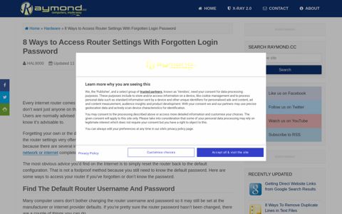 8 Ways to Access Router Settings With Forgotten Login ...