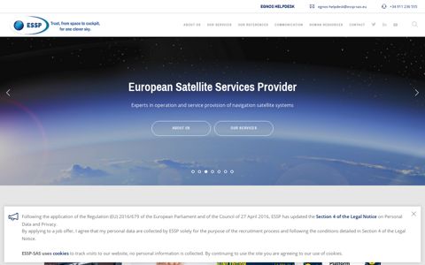 ESSP-SAS: European Satellite Services Provider