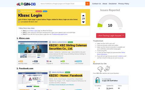 Kbzsc Login - A database full of login pages from all over the ...