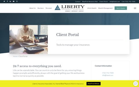 Client Portal - Liberty Insurance Associates