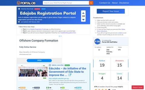 Edojobs Registration Portal