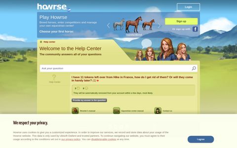 Play Howrse - Help center - Howrse