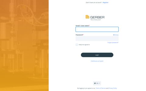 Login | Gerber Technology eStore