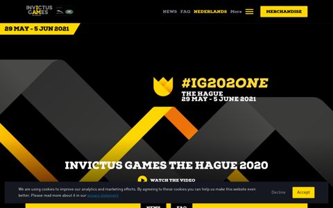 Invictus Games - Invictus Games The Hague 2020 - Home