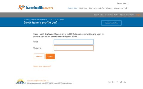 Employment Preferences - Fraser Health - Careers