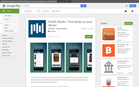 Prolific Works - Free books on your device - Apps on Google ...