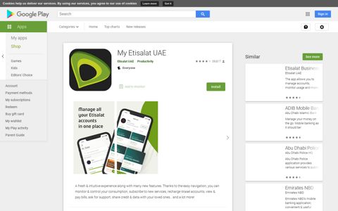 My Etisalat UAE - Apps on Google Play