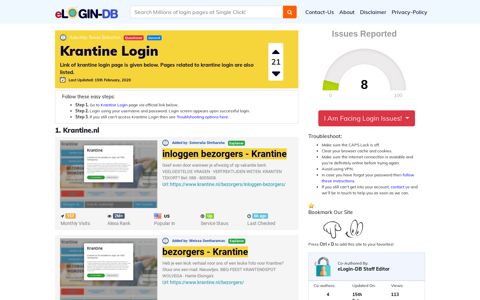 Krantine Login - A database full of login pages from all over ...