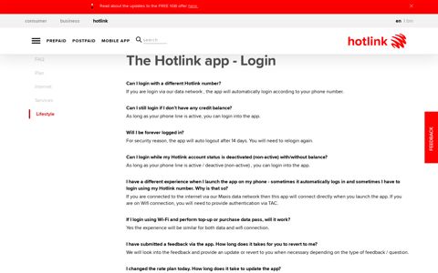 Hotlink App Login - FAQs | Hotlink