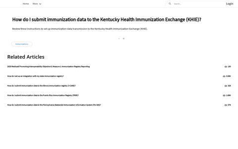 How do I submit immunization data to the Kentucky Health ...