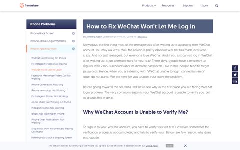 [Fixed] WeChat Won't Let Me Log In - Tenorshare