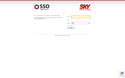 SSO - Single Sign-on - Sky