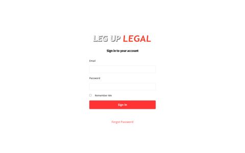 Login - Leg Up Legal