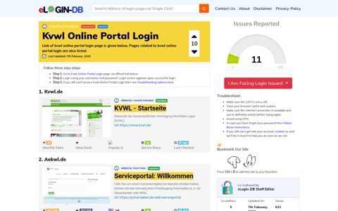 Kvwl Online Portal Login