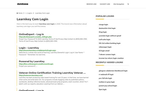 Learnkey Com Login ❤️ One Click Access - iLoveLogin