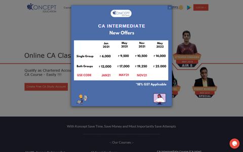 Online CA Classes | CA Foundation & CA Intermediate