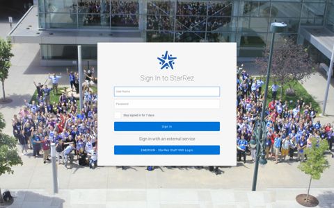 Sign In to StarRez