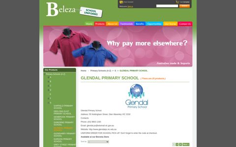 glendal-primary-school - Beleza Online Store